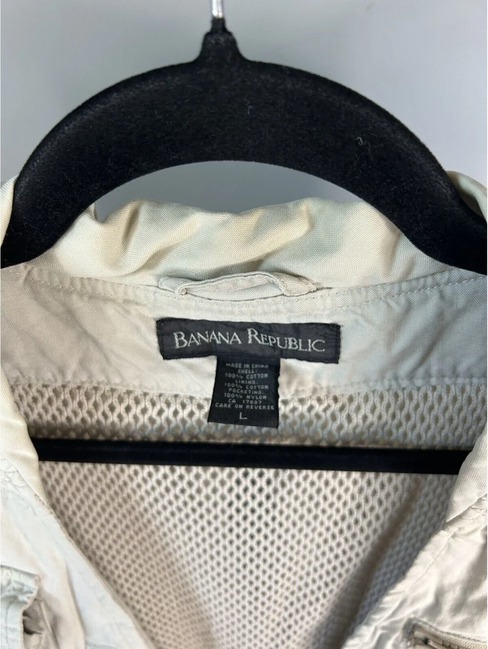 Vintage Banana Republic Fishing Vest Men’s Size Large